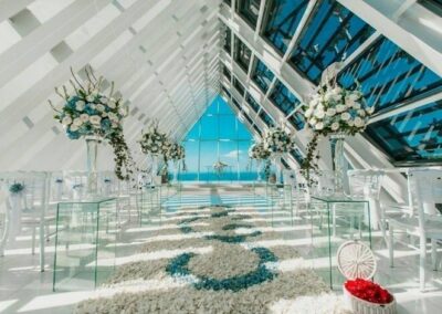 巴里島白鴿教堂佈置